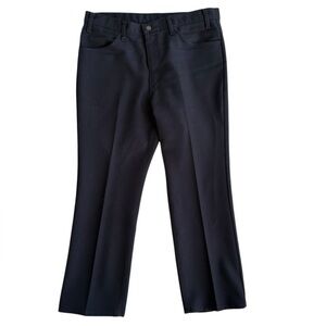Vintage 70s Levi’s Gold Tab ‘Sta-Prest’ Black Western Slacks 38x29